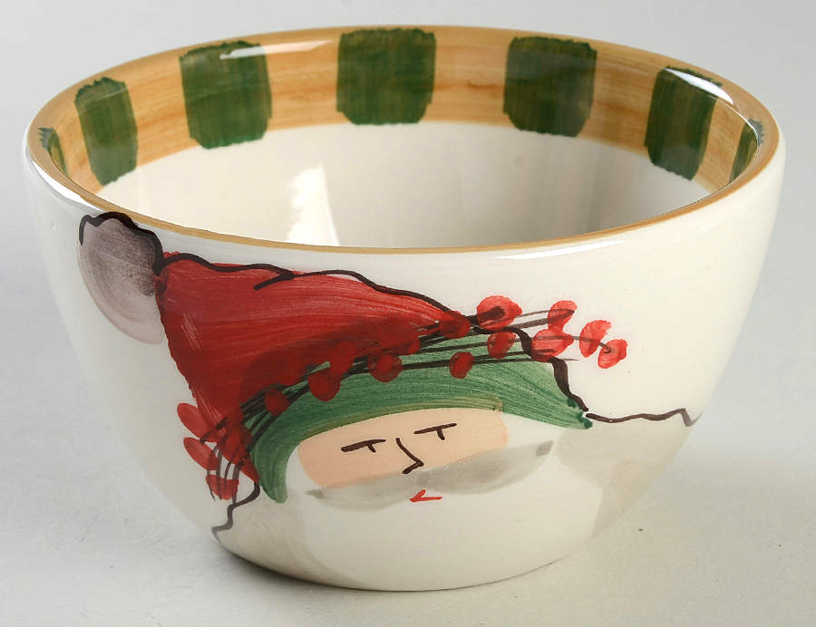 Old St Nick Coupe Cereal Bowl by Vietri (Italy)-1