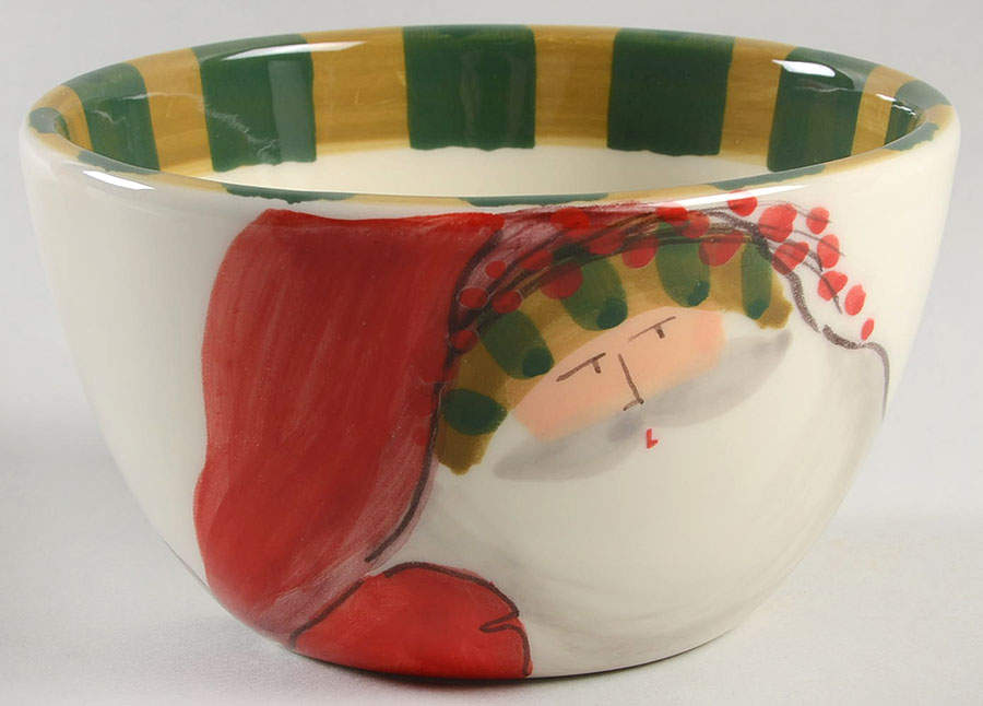 Old St Nick Coupe Cereal Bowl by Vietri (Italy)-1