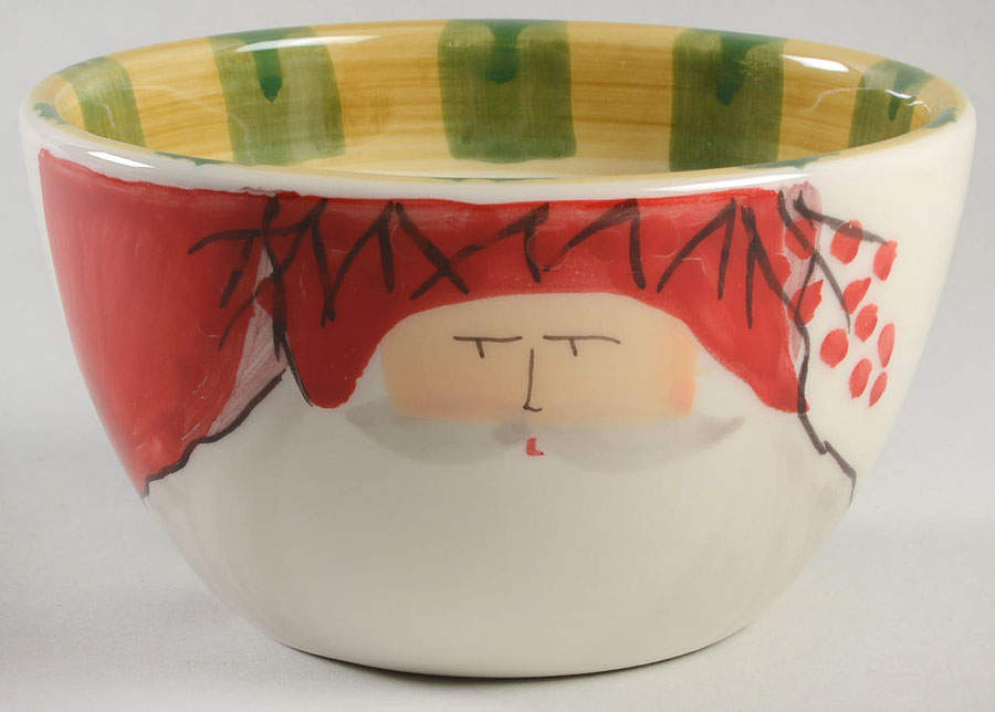 Old St Nick Coupe Cereal Bowl by Vietri (Italy)-1