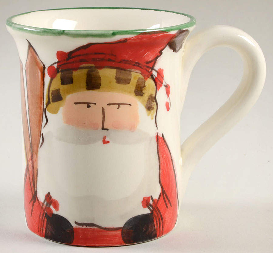Old St Nick Mug by Vietri (Italy)-1