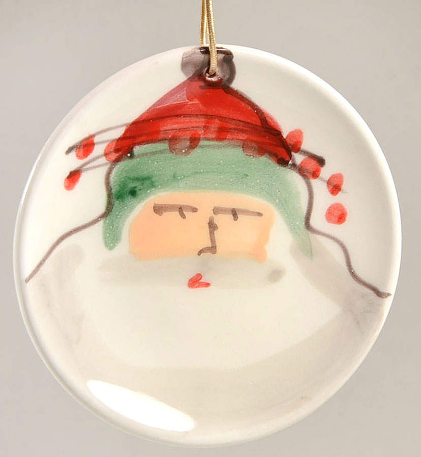 Old St Nick Ornament by Vietri (Italy)-1