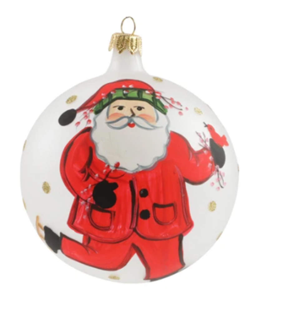 Old St Nick Ornament by Vietri (Italy)-1