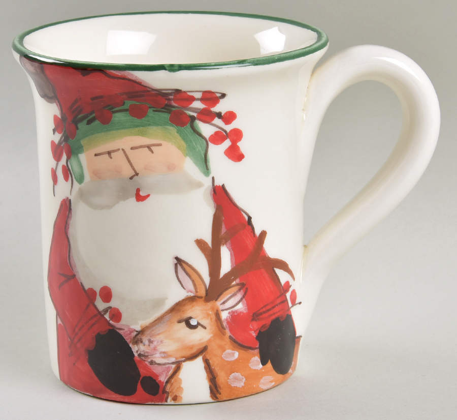 Old St Nick Mug by Vietri (Italy)-1