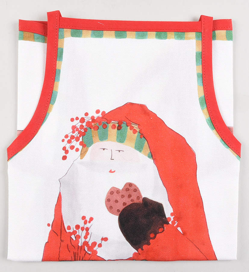 Old St Nick Child's Apron by Vietri (Italy)-1