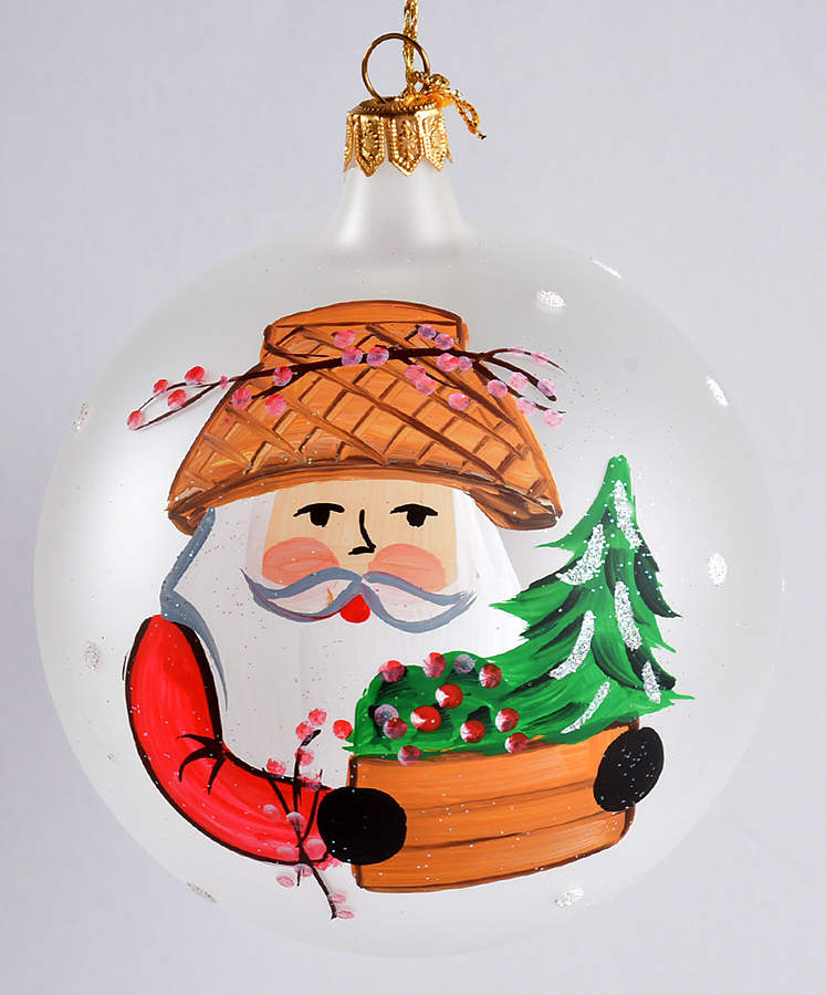 Old St Nick Ornament by Vietri (Italy)-1