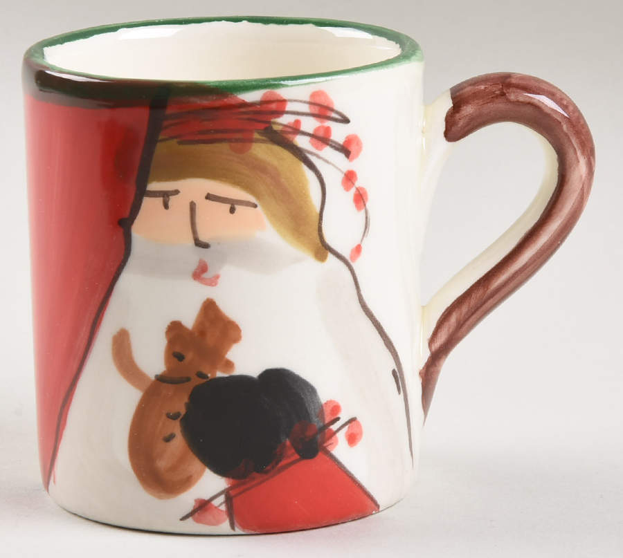 Old St Nick Child's Mug by Vietri (Italy)-1
