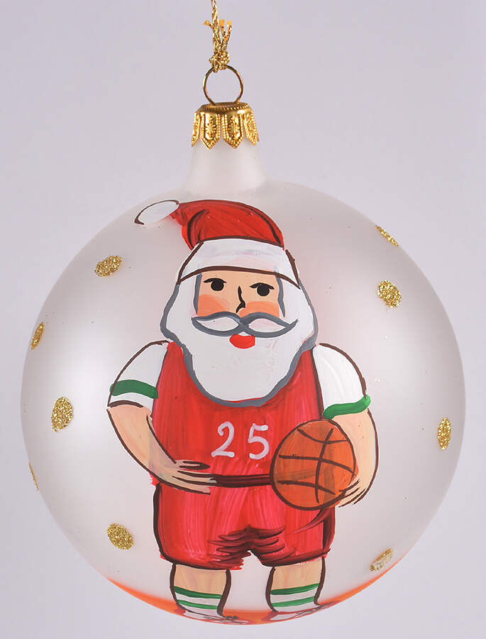 Old St Nick Ornament by Vietri (Italy)-1