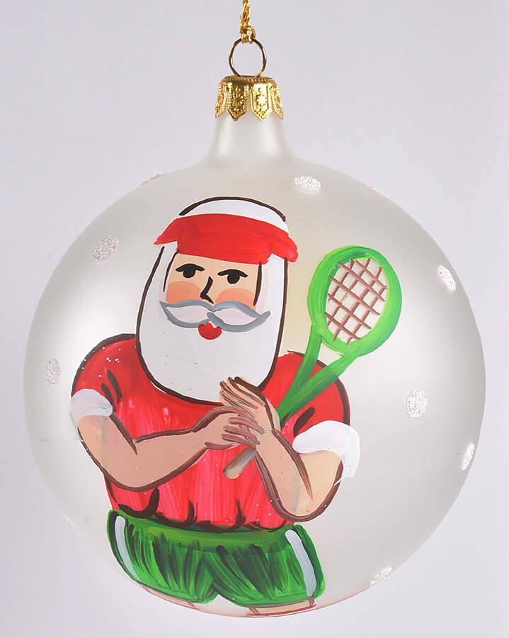 Old St Nick Ornament by Vietri (Italy)-1