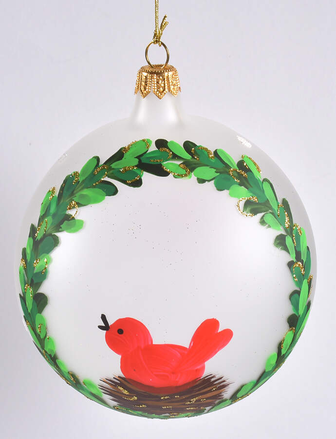Old St Nick Ornament by Vietri (Italy)-1