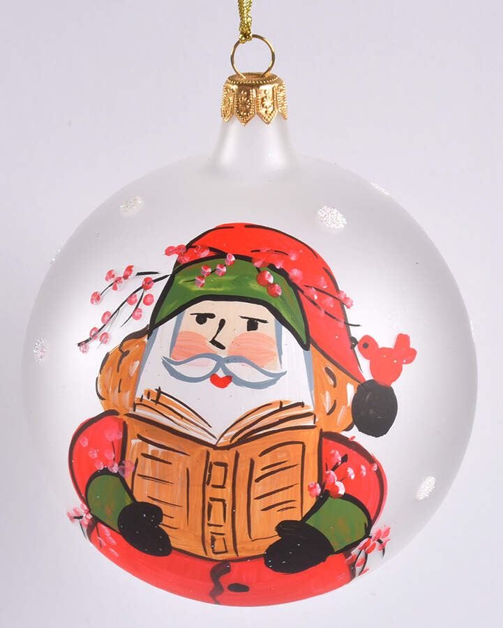 Old St Nick Ornament by Vietri (Italy)-1