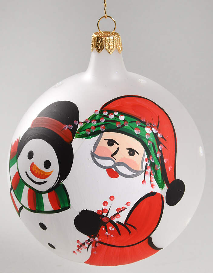 Old St Nick Ornament by Vietri (Italy)-1