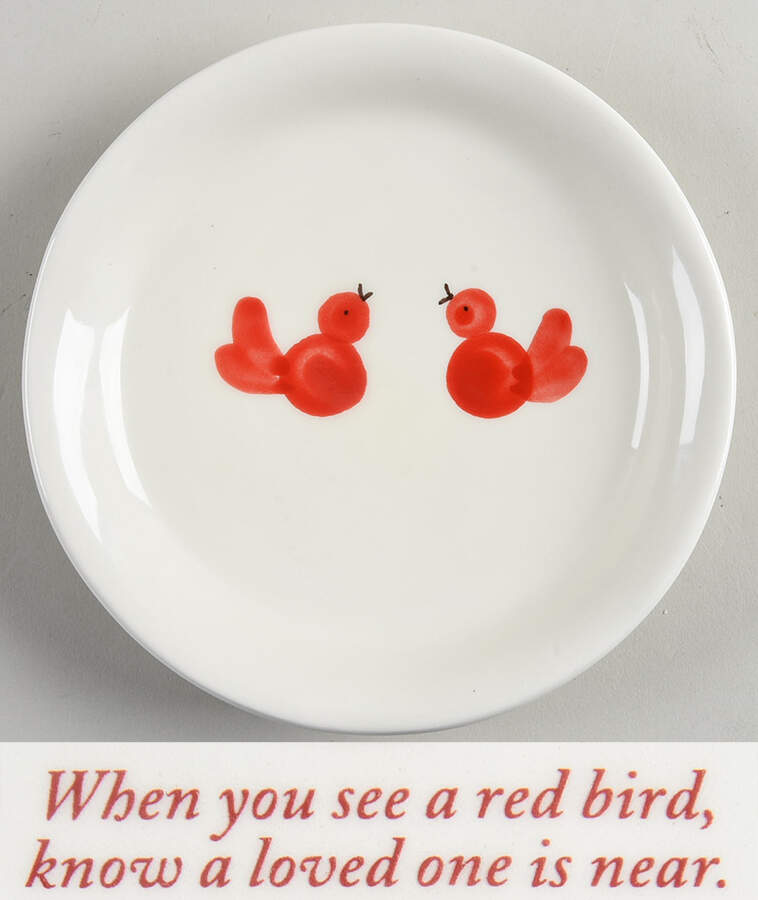 Old St Nick Ti Penso (Thinking of You) Plate by Vietri (Italy)-1