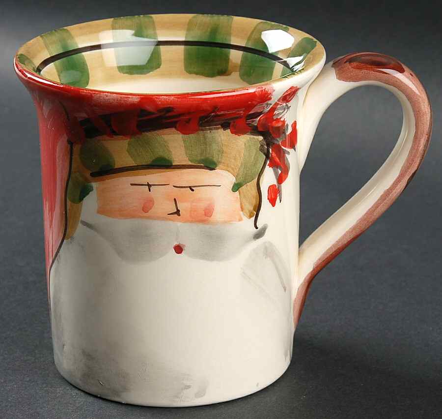Old St Nick Mug by Vietri (Italy)-1