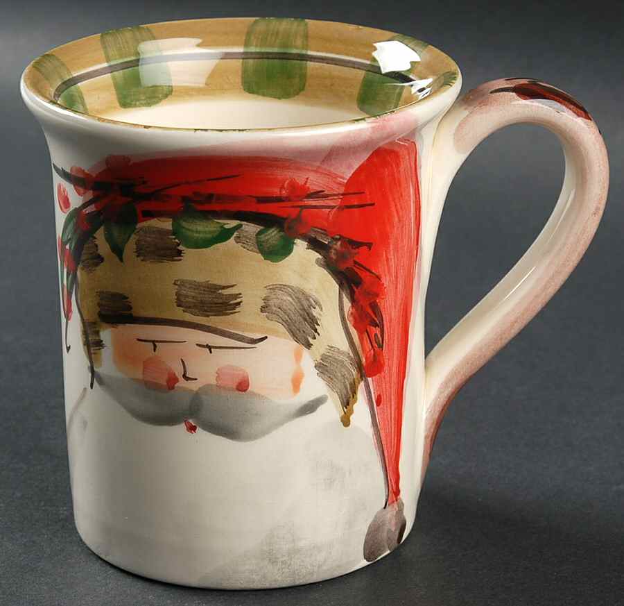 Old St Nick Mug by Vietri (Italy)-1