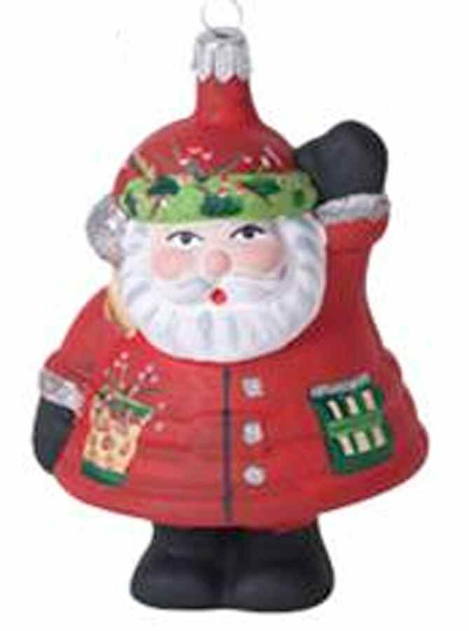 Old St Nick Ornament by Vietri (Italy)-1