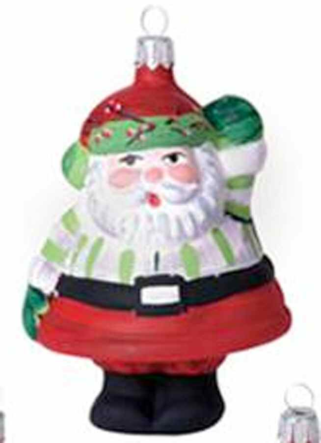 Old St Nick Ornament by Vietri (Italy)-1