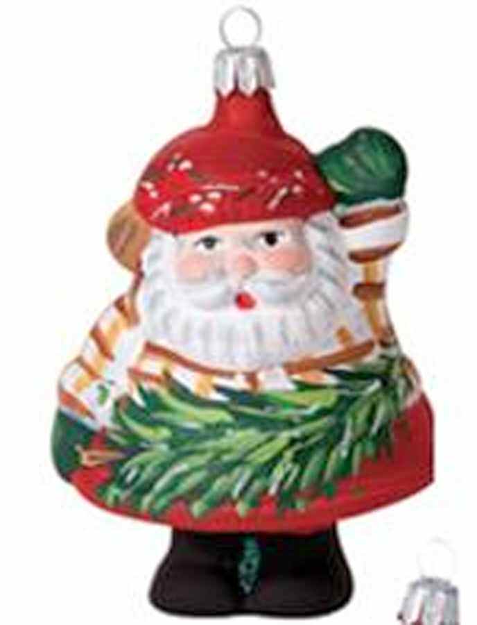 Old St Nick Ornament by Vietri (Italy)-1