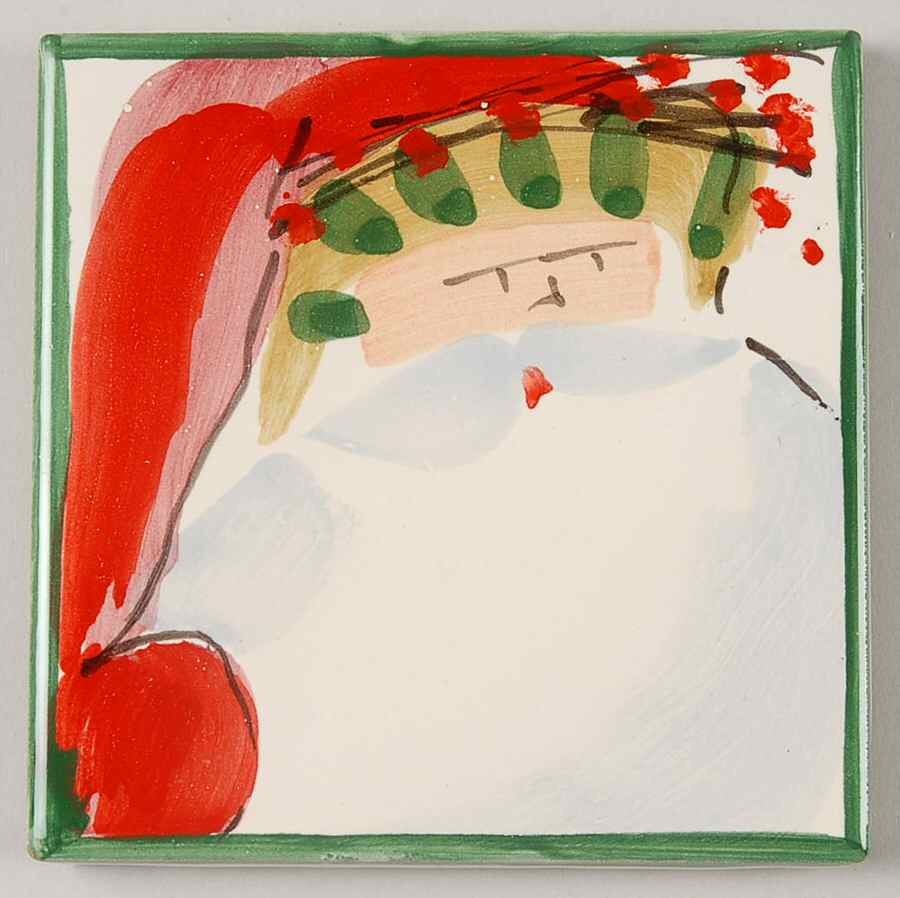 Old St Nick Coaster by Vietri (Italy)-1