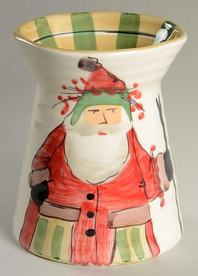 Old St Nick Utensil Holder by Vietri (Italy)-1