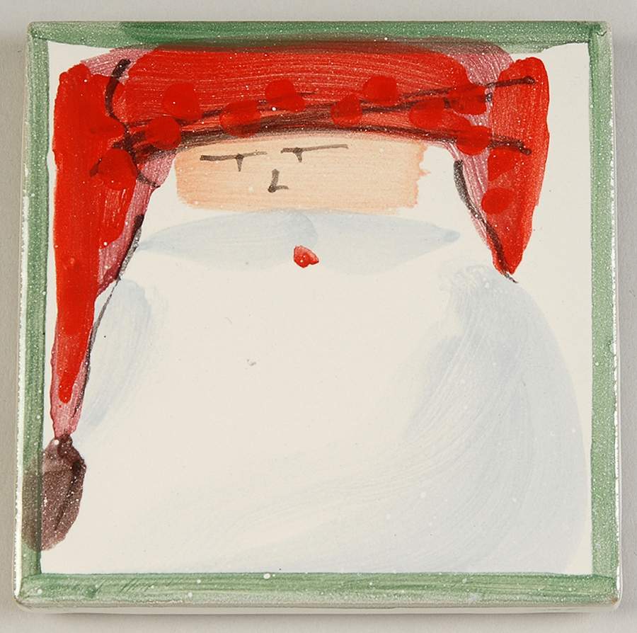 Old St Nick Coaster by Vietri (Italy)-1