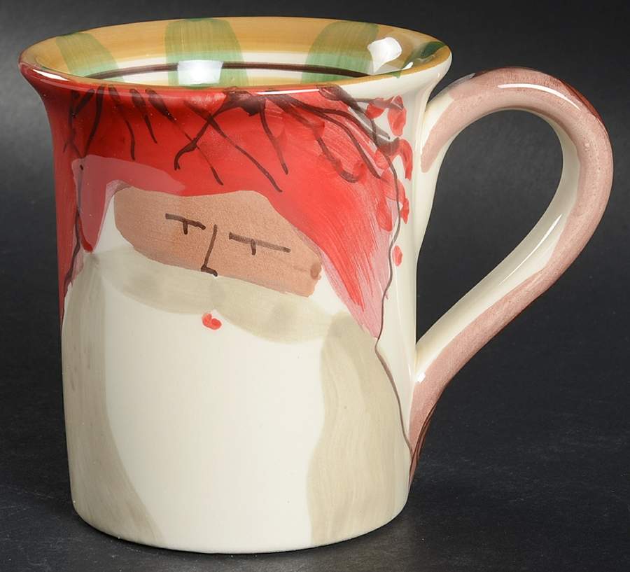 Old St Nick Mug by Vietri (Italy)-1