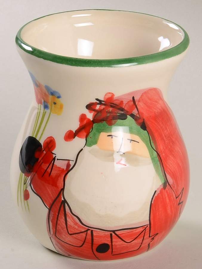 Old St Nick 4" Vase by Vietri (Italy)-1
