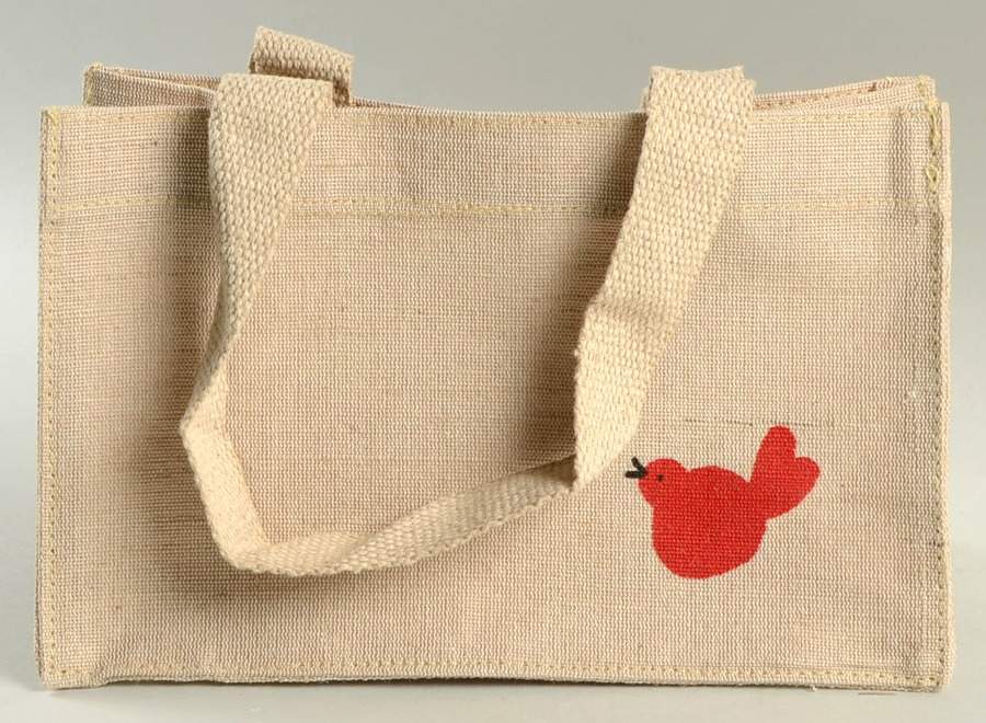 Old St Nick Canvas Tote Bag by Vietri (Italy)-1