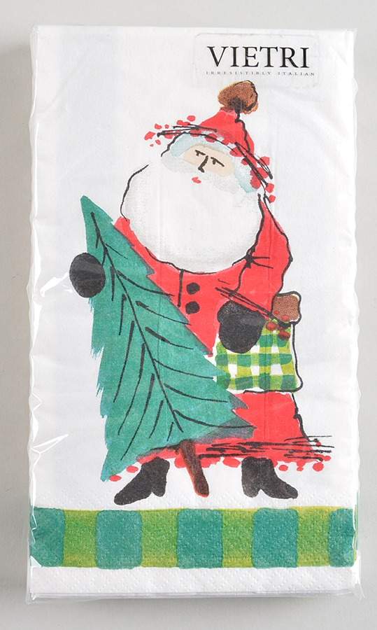 Old St Nick Package of Paper Guest Towel Napkins by Vietri (Italy)-1