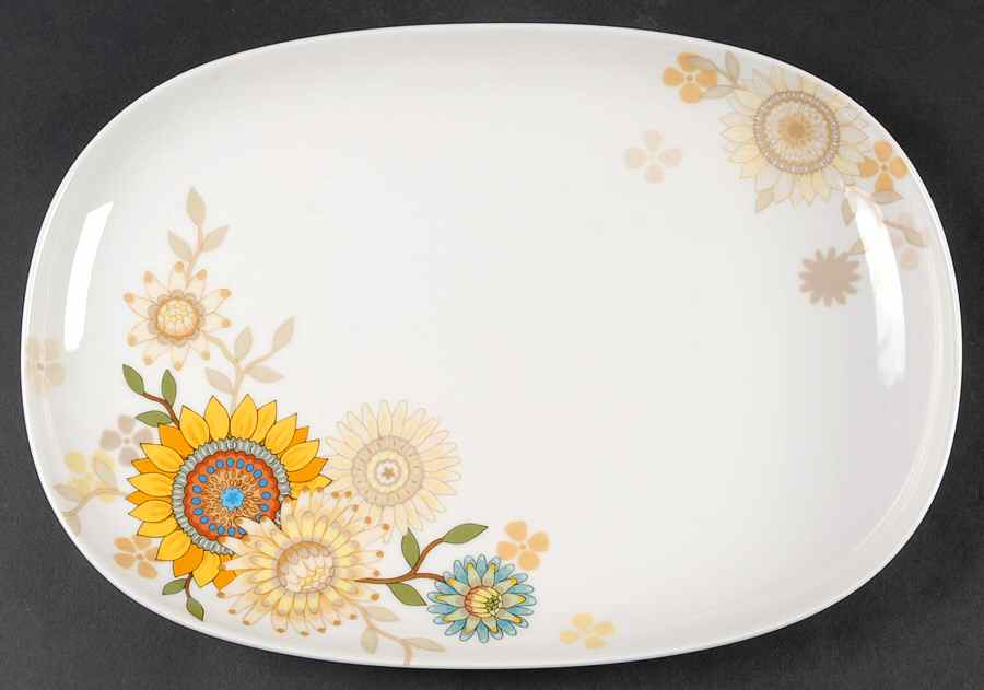 Helianthos 13" Oval Serving Platter by Villeroy & Boch-1
