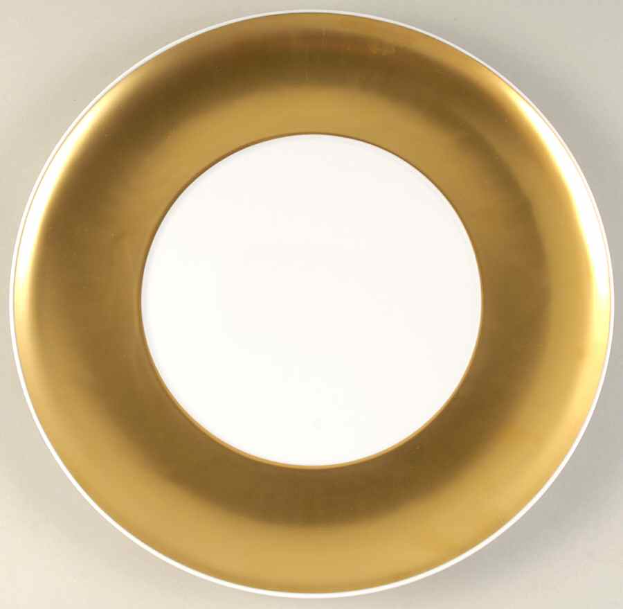 Domo Gold 13" Chop Plate (Round Platter) by Vista Alegre-1