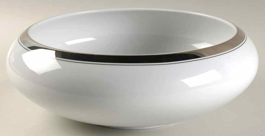 Domo Platinum 12" Round Serving Bowl by Vista Alegre-1