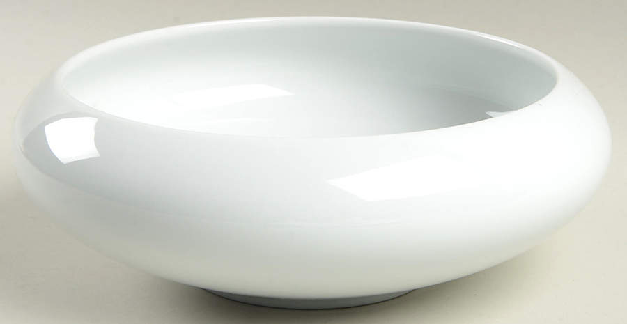 Domo White 8" Salad Serving Bowl by Vista Alegre-1