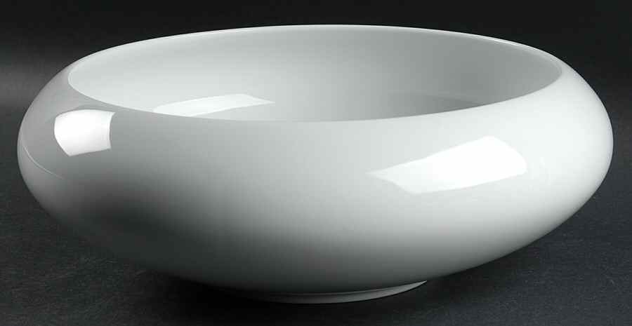 Domo White 12" Round Serving Bowl by Vista Alegre-1