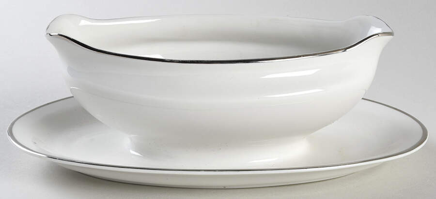 VOG124 Gravy Boat with Attached Underplate by Vogue-1
