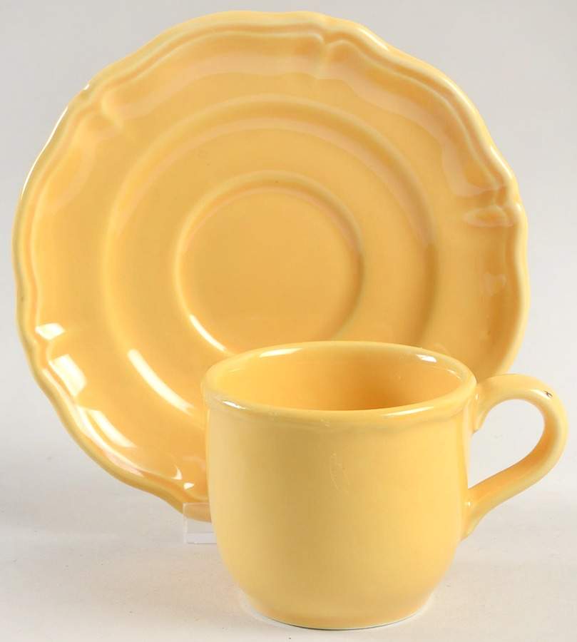 VAA12 Flat Demitasse Cup & Saucer Set by Varages-1