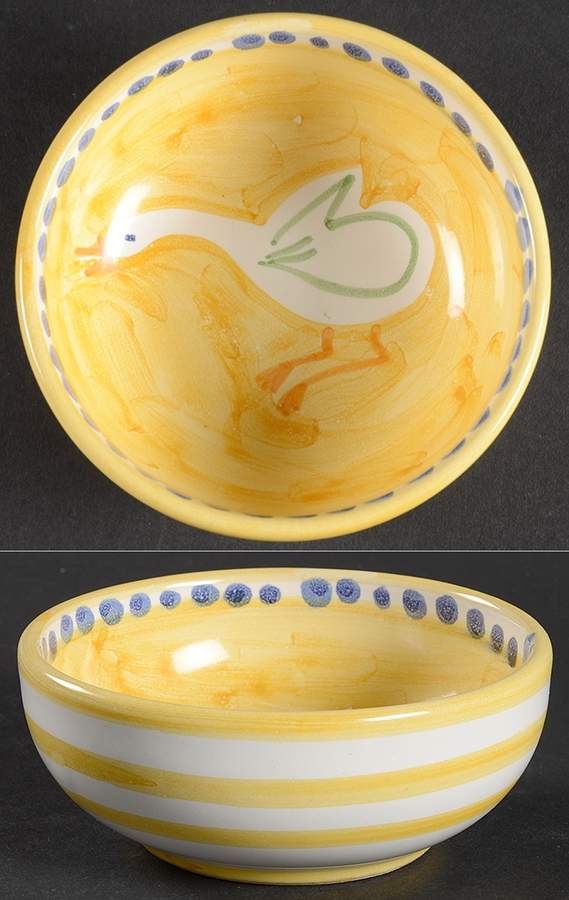 Campagna Goose (Oca) Condiment Bowl by Vietri (Italy)-1
