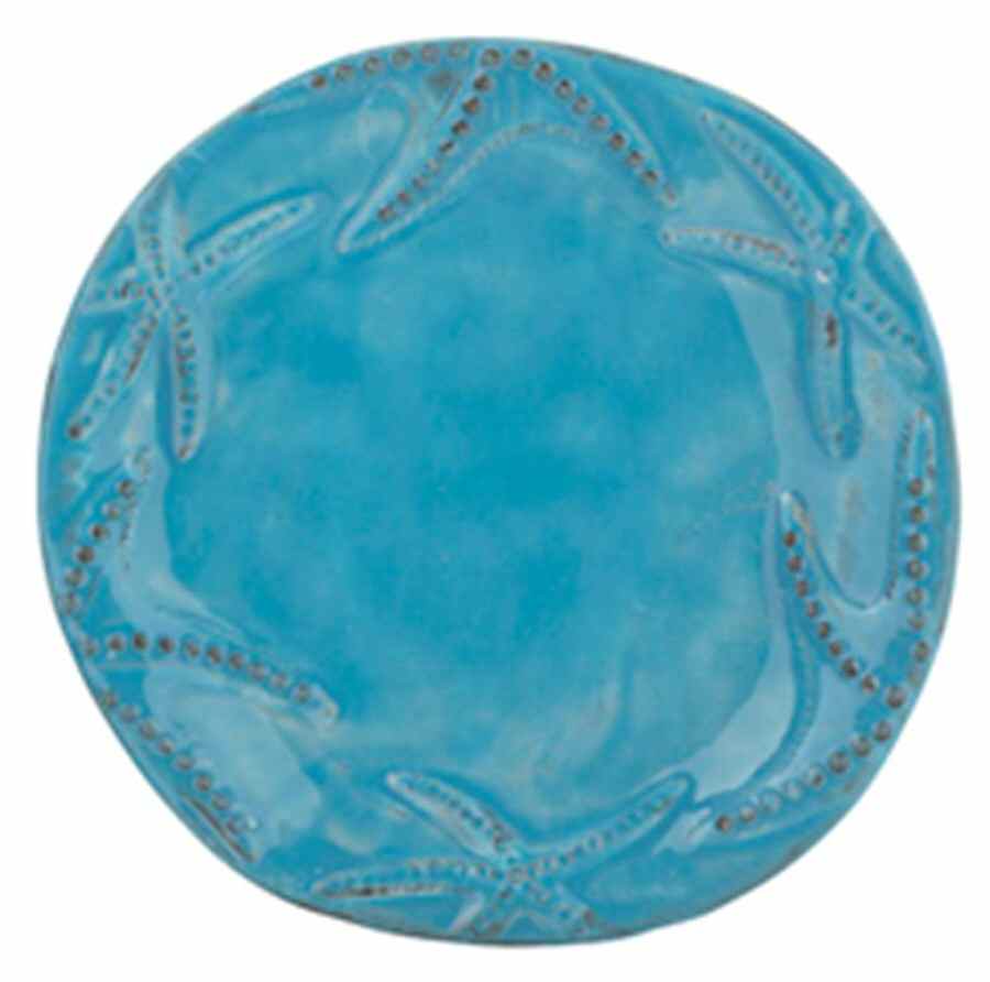 Incanto Mare Aqua Dinner Plate by Vietri (Italy)-1