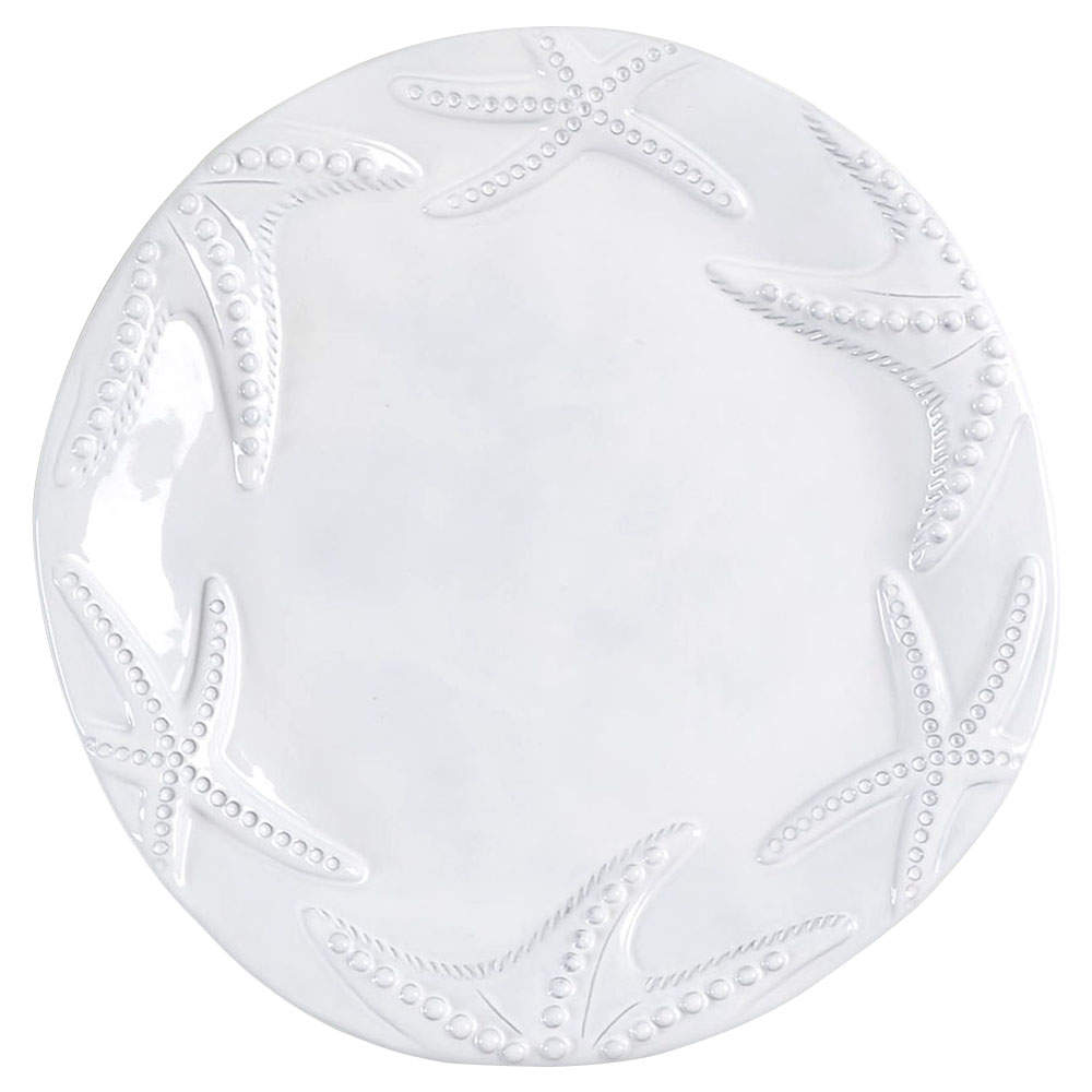 Incanto Mare White Dinner Plate by Vietri (Italy)-1