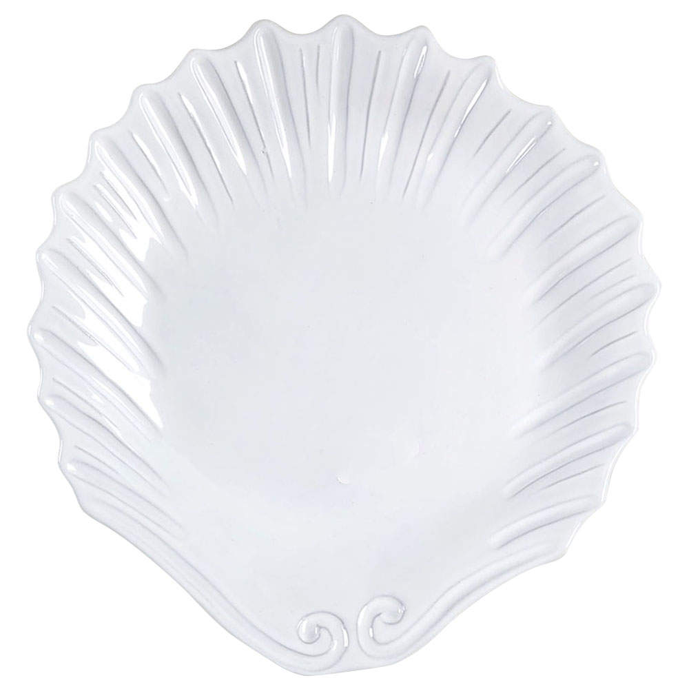 Incanto Mare White Salad Plate by Vietri (Italy)-1