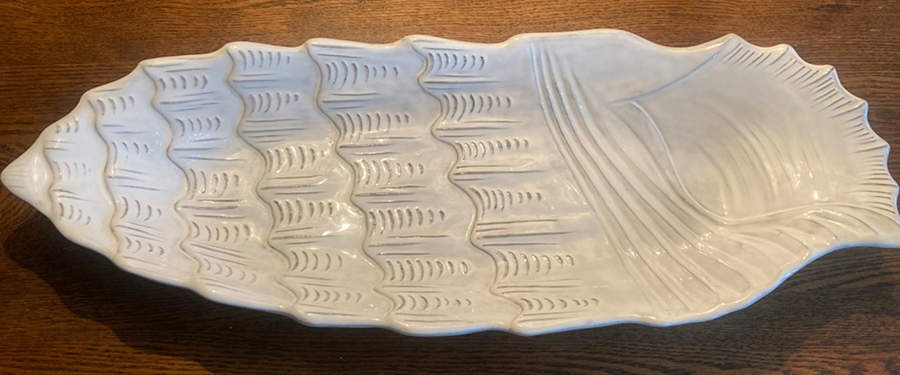 Incanto Mare White Bread Tray by Vietri (Italy)-1