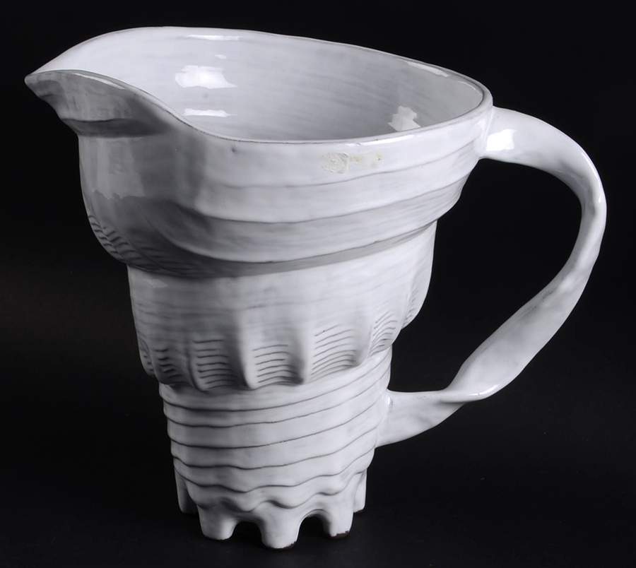 Incanto Mare White 72 Oz Pitcher by Vietri (Italy)-1
