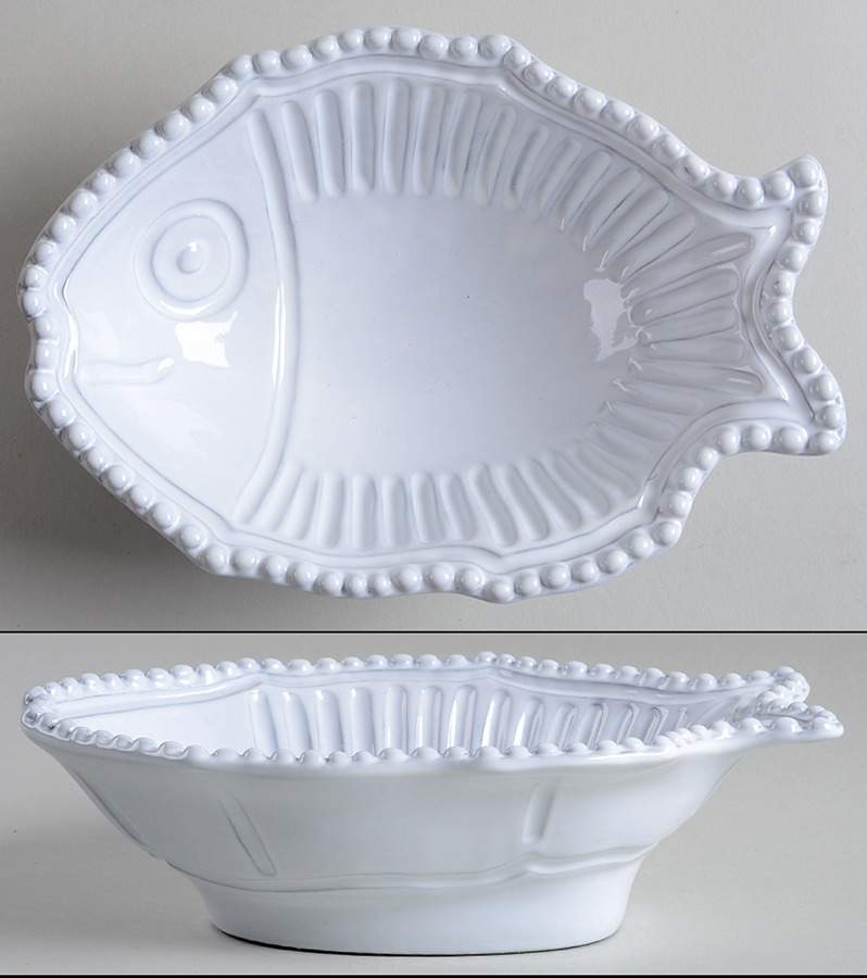 Incanto Mare White Figural All Purpose Bowl by Vietri (Italy)-1