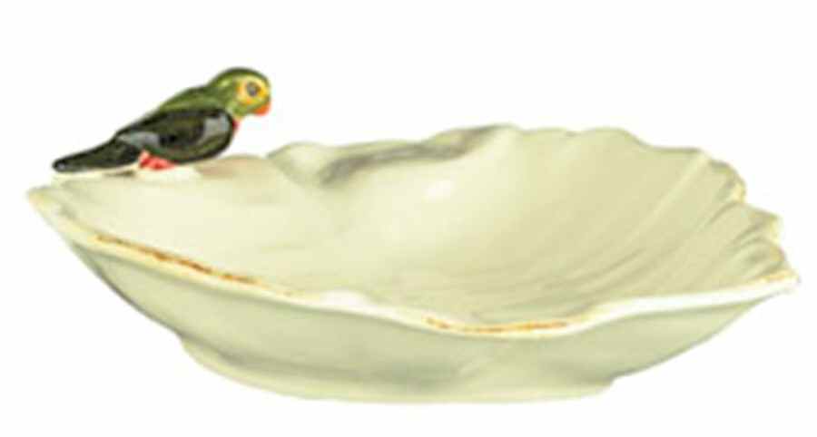 Pappagallo 14" Leaf Bowl by Vietri (Italy)-1