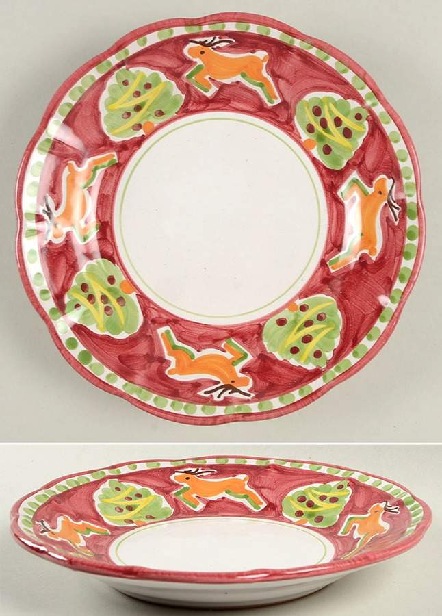 Rudolfo Child's Plate by Vietri (Italy)-1