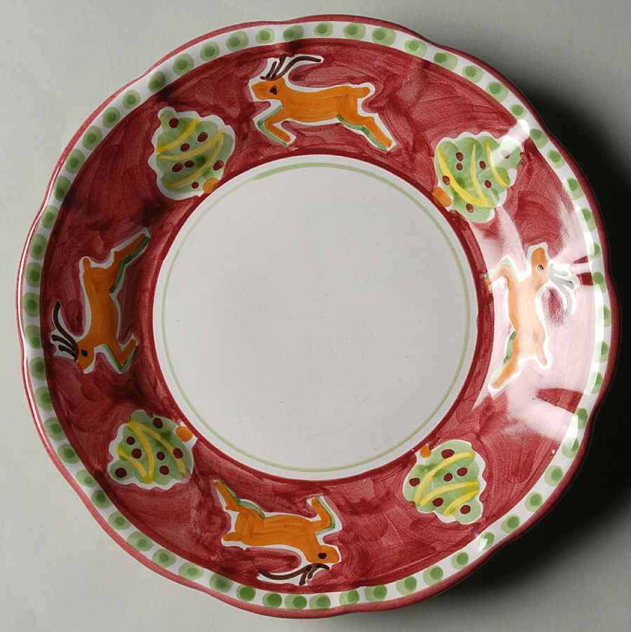 Rudolfo Salad Plate by Vietri (Italy)-1