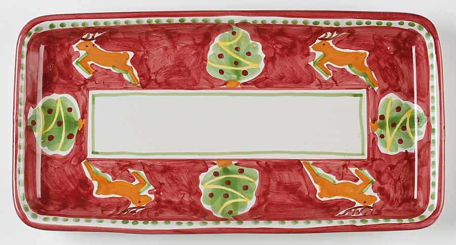 Rudolfo 15" Rectangular Serving Platter by Vietri (Italy)-1