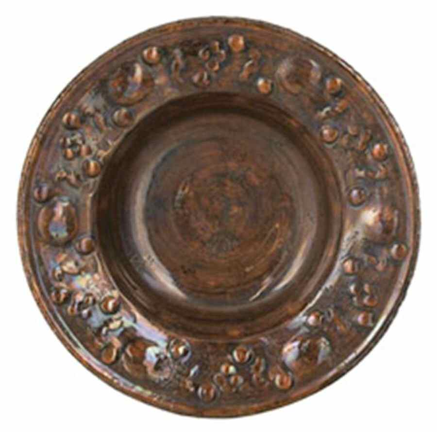 Luster 18" Round Decorative Bowl by Vietri (Italy)-1