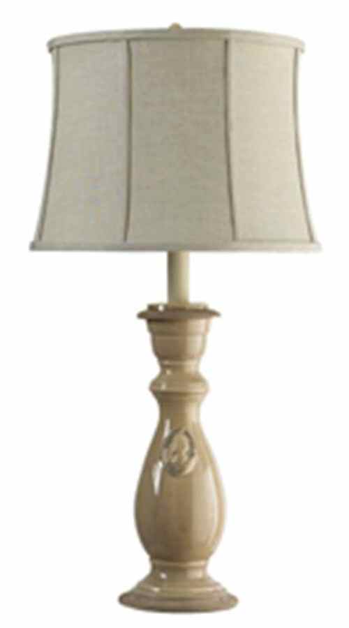 Cameo Electric Lamp & Shade by Vietri (Italy)-1