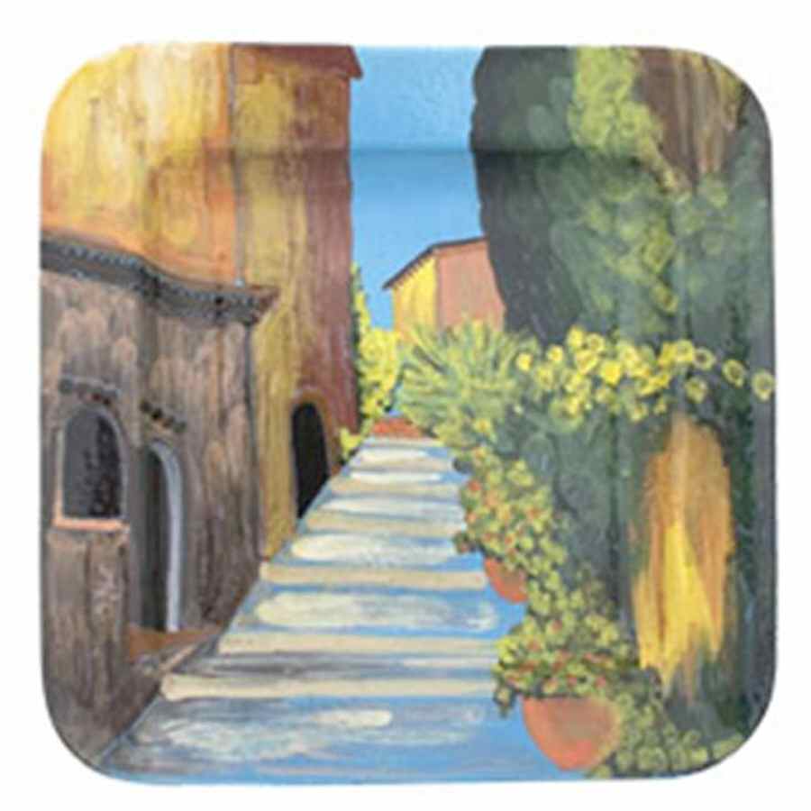 Wall Plates 16" Square Serving Platter by Vietri (Italy)-1