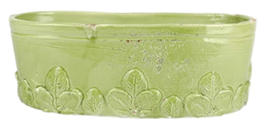 Rustic Garden 16" Oval Planter by Vietri (Italy)-1